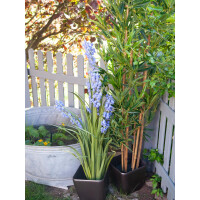 Europalms Bambus deluxe, Kunstpflanze, 150cm