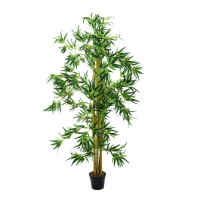 Europalms Bambus Multistamm, Kunstpflanze, 150cm