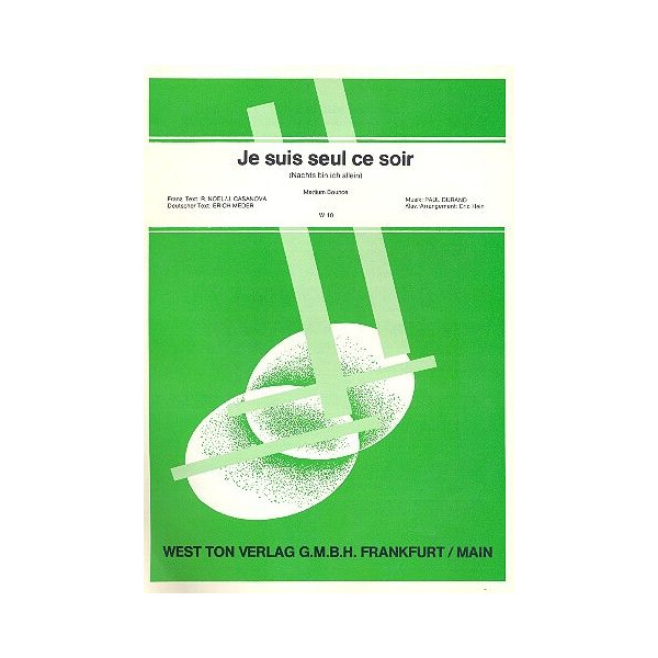 Je suis seul ce soir: Einzelausgabe