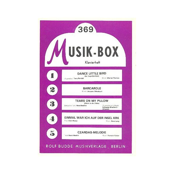 Musik-Box 369: Klavierheft