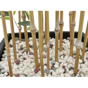 Europalms Zierbambus in Dekoschale, künstlich, 150cm