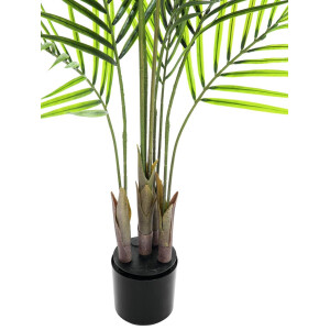 Europalms Großblatt-Areca, Kunstpflanze, 125cm