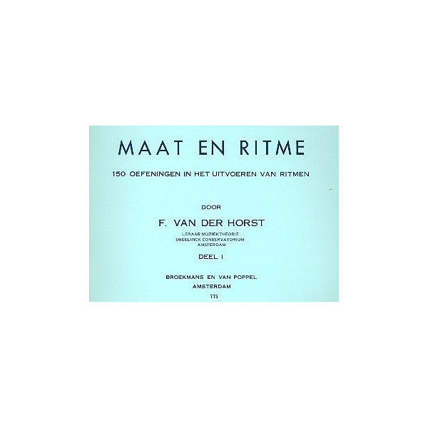 Maat en ritme vol.1 150 oefeningen
