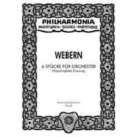 6 Stücke op.6 für Orchester