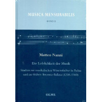 Die Leiblichkeit der Musik Studien zur musikalischen Wissenskultur