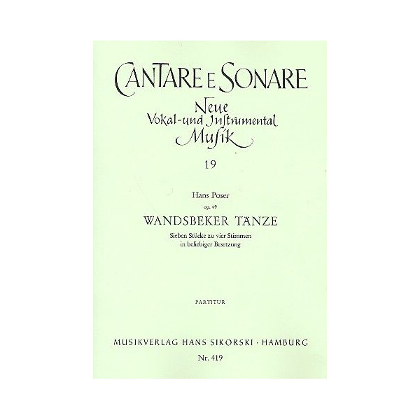 Wandsbeker Tänze op.49