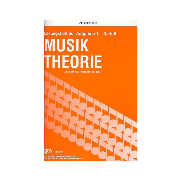 Musiktheorie Lösungsheft der
