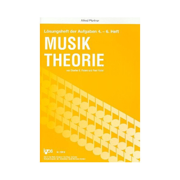 Musiktheorie Lösungsheft der