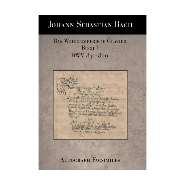 Das wohltemperierte Klavier Band 1 BWV846-BWV869