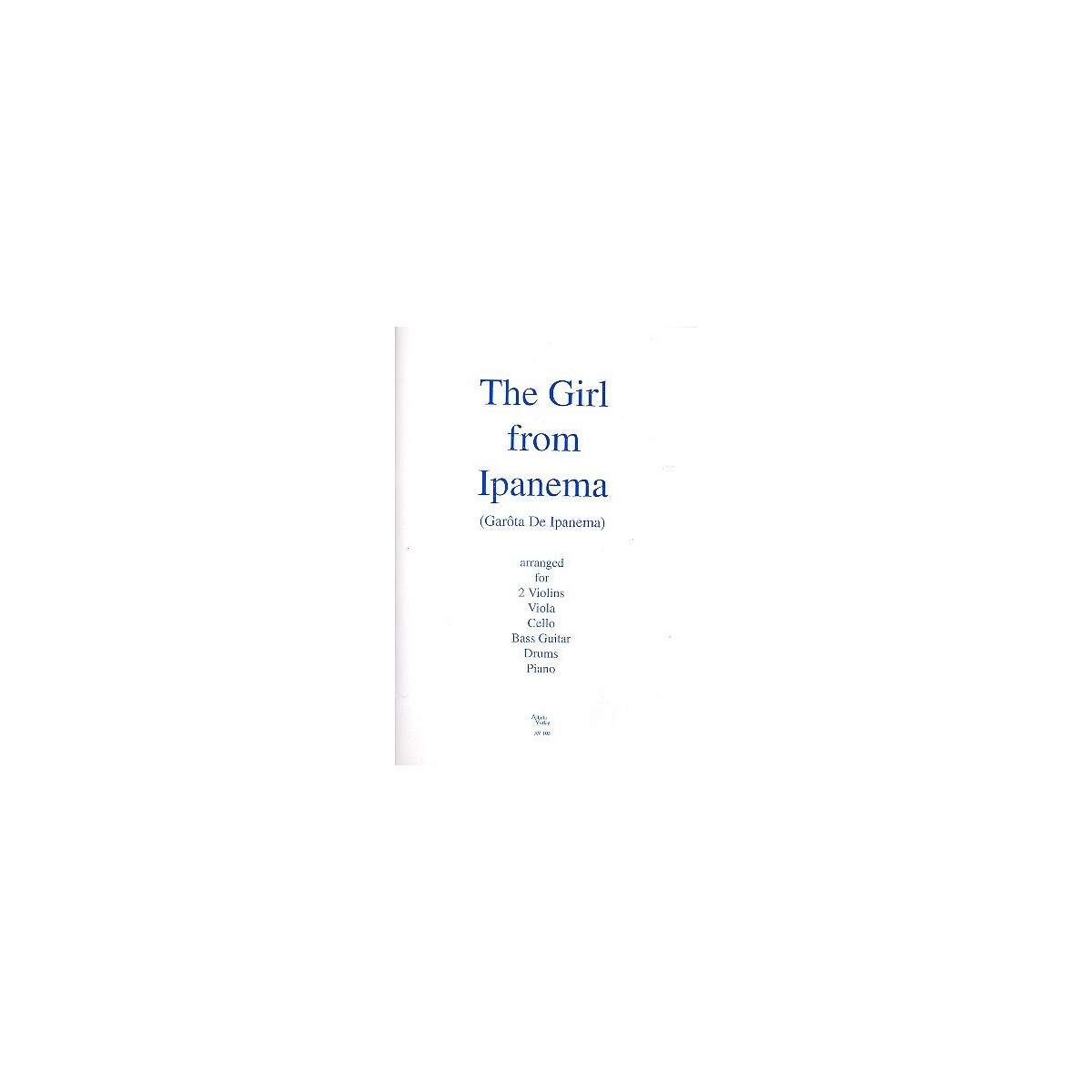 The Girl from Ipanema: for 2 violins, vi box