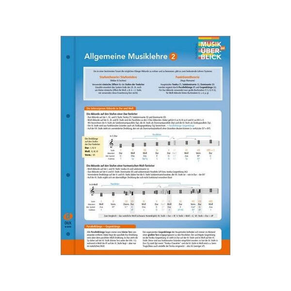 Allgemeine Musiklehre Band 2