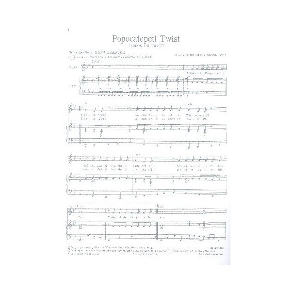 Popocatepetl Twist und Shake rattle and roll: