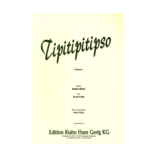 Tipitipitipso: Einzelausgabe