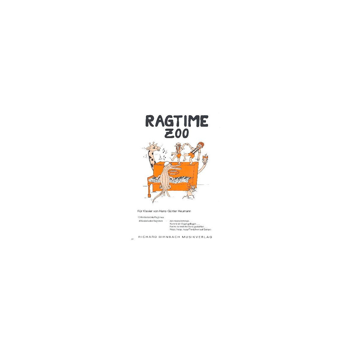 Ragtime Zoo: 10 kinderleichte Ragtimes, box