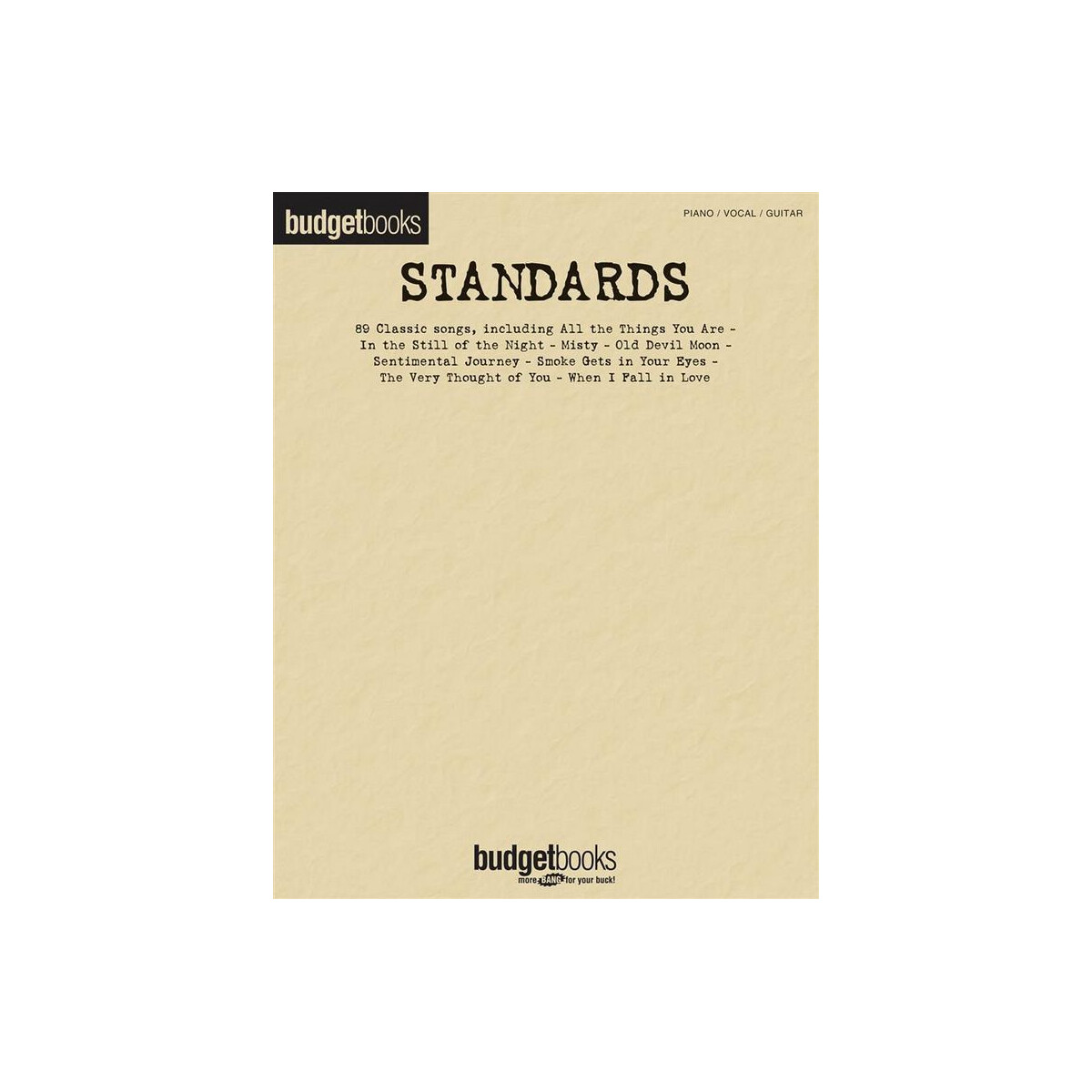 Budget Book Standards: