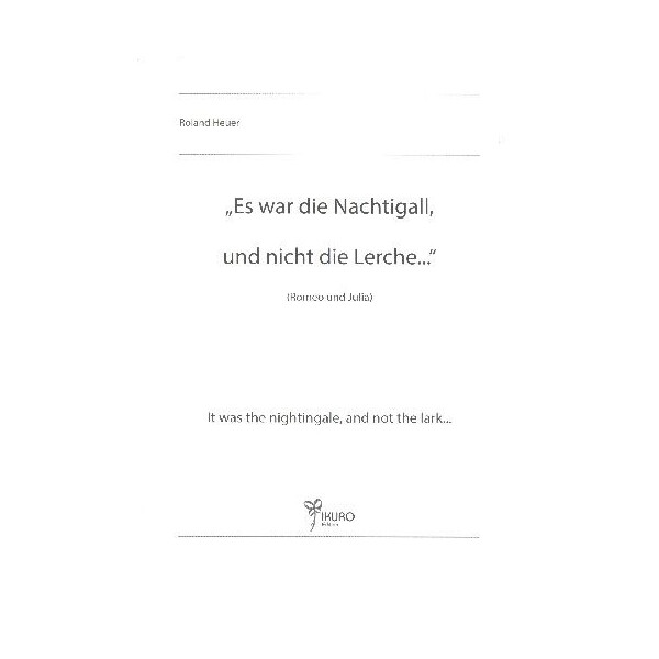 Es war die Nachtigall und nicht die Lerche S. Prokofieffs Ballettmusik zu