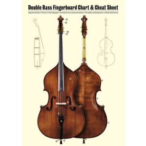 Double Bass Fingerboard and Cheat Sheet