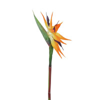 Europalms Paradiesvogel-Blume, Kunstpflanze, orange, 95cm