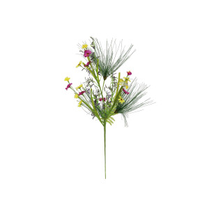 Europalms Wildblumenzweig, k&uuml;nstlich, pink