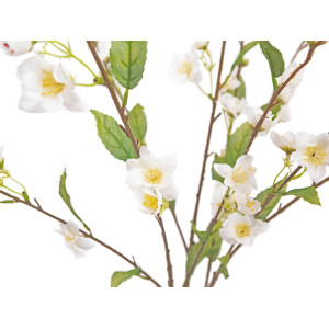 Europalms Kirschzweig, künstlich, weiß, 60cm