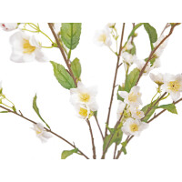 Europalms Kirschzweig, künstlich, weiß, 60cm