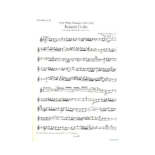 Konzert D-Dur für Trompete und