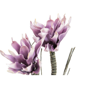 Europalms Magnolienzweig (EVA), künstlich, violett