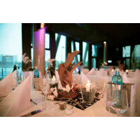 Europalms Magnolienzweig (EVA), künstlich, weiß-rosa