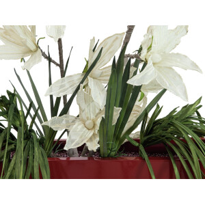 Europalms Clematiszweig (EVA), künstlich, weiß