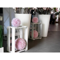 Europalms Sukkulenten Kugel (EVA), Kunstpflanze, rosa, 20cm