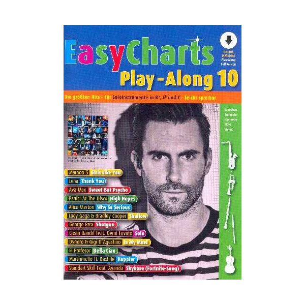 Easy Charts Playalong Band 10 (+Online Audio)