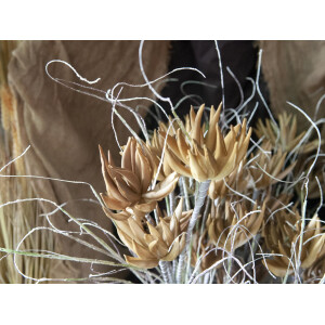 Europalms Artischocken Zweig (EVA), künstlich, beige, 100cm