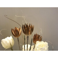 Europalms Artischocken Zweig (EVA), künstlich, beige, 100cm