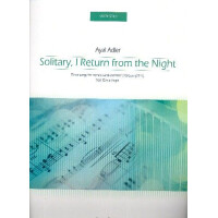 Solitary I return from the night