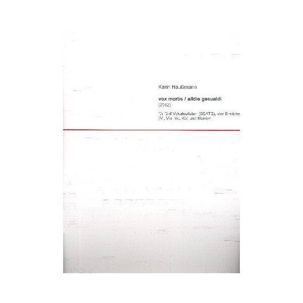 Vox mortis / alldie Gesualdi