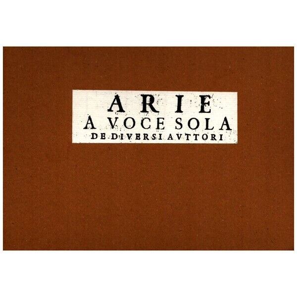 Arie e voce sola de diversi autori