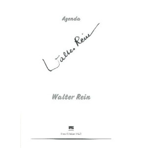 Agenda Walter Rein Werke f&uuml;r Gesang und/oder Chor