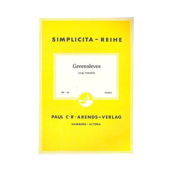 Greensleeves: für Klavier