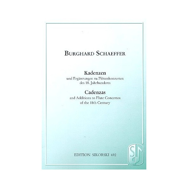Kadenzen und Ergänzungen zu