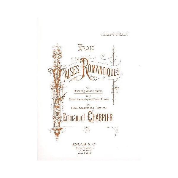 3 Valses Romantiques