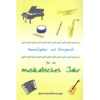 Hausaufgaben- und Übungsheft für ein musikalisches Jahr