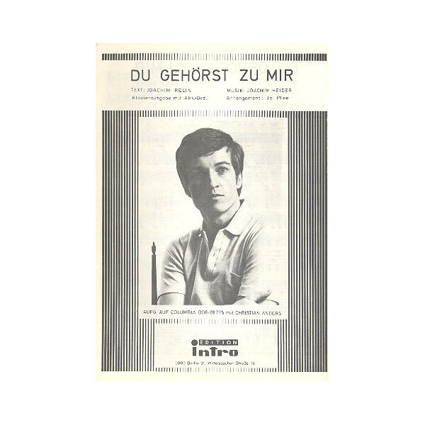 Du gehörst zu mir: Einzelausgabe