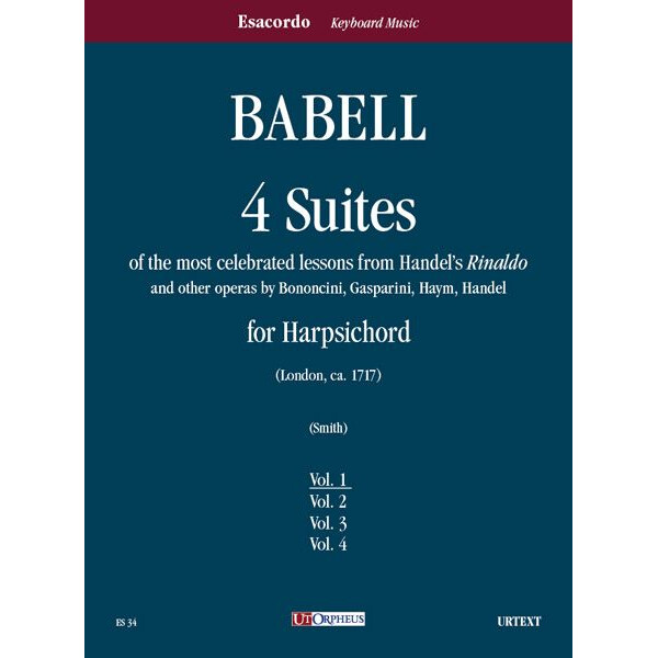 4 Suites su temi favoriti dal Rinaldo di Händel vol. 1