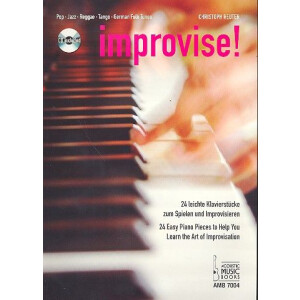 Improvise (+CD): für Klavier (en/dt)