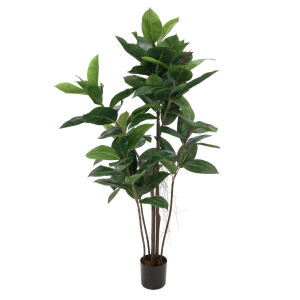 Europalms Gummibaum, Kunstpflanze, 120cm