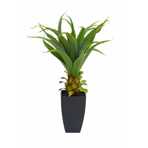 Europalms Agave im Topf, Kunstpflanze, 75cm