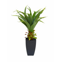 Europalms Agave im Topf, Kunstpflanze, 75cm