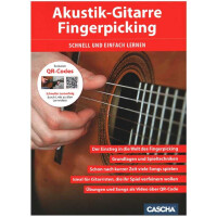 Akustik Gitarre - Fingerpicking schnell und einfach lernen (+QR-Codes)