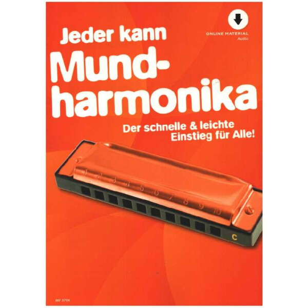 Jeder kann Mundharmonika (+Online Audio)