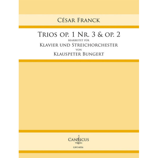 Trio op.1 Nr.3 und op.2